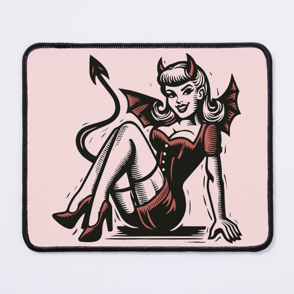 Item preview, Retro Devil Girl designed and sold by Texterns.