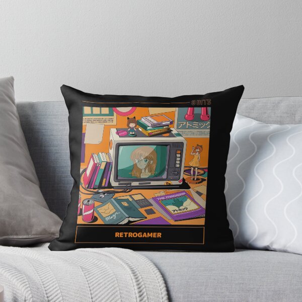 Item preview, Japanese Retro Gamer Cool Gamer Geek Gamer Gamer Decorations Anime Vintage Retro Classic designed and sold by StudioTVDinners.