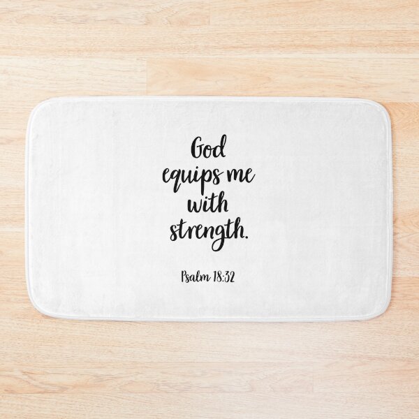 Item preview, God equips me with strength designed and sold by corbrand.