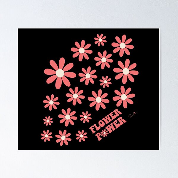 Item preview,  Pantone 2024 Peach Fuzz Daisies Flower Power Pattern designed and sold by ClaudiaFlores.