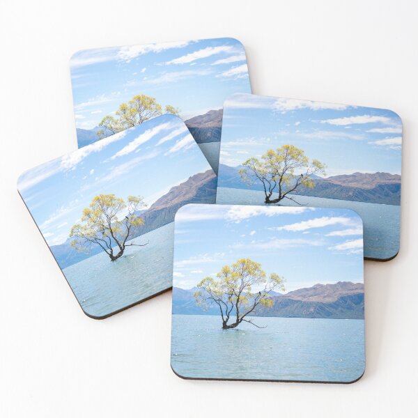 Item preview, Leaning Willow Tree Growing in Lake Wanaka designed and sold by ACHprints.