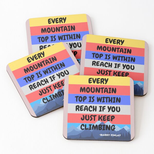 Item preview, Every mountaintop is a reachable inspirational quote designed and sold by The mystical Side.
