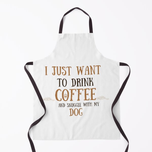 Item preview, I Just Want To Drink Coffee And Snuggle With My Dogs designed and sold by ChromaHeaven.