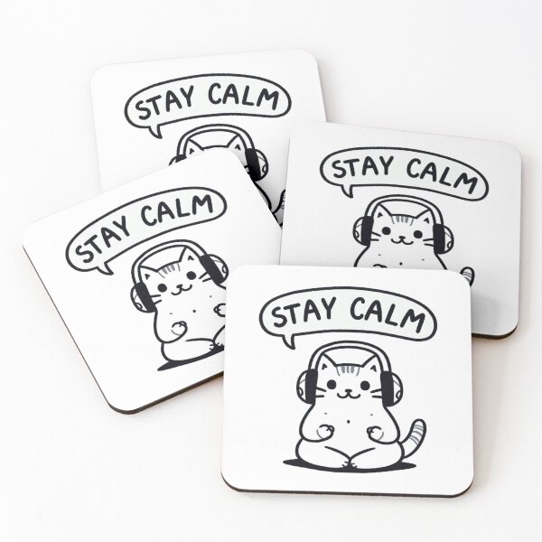 Item preview, Stay Calm Cat designed and sold by LemuellTrends.