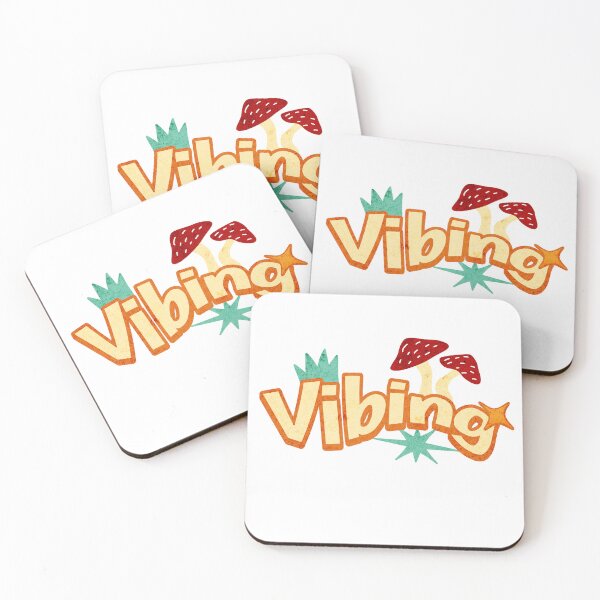Item preview, Vibing Retro Print designed and sold by Thehatinthecat.