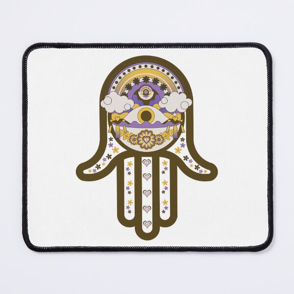 Item preview, Fun All Seeing Eye Hamsa Hand designed and sold by hamsasoul.