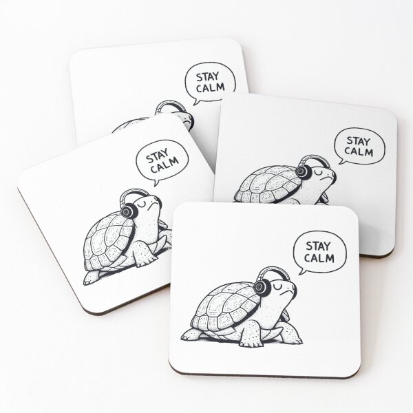 Item preview, Stay Calm Turtle designed and sold by LemuellTrends.