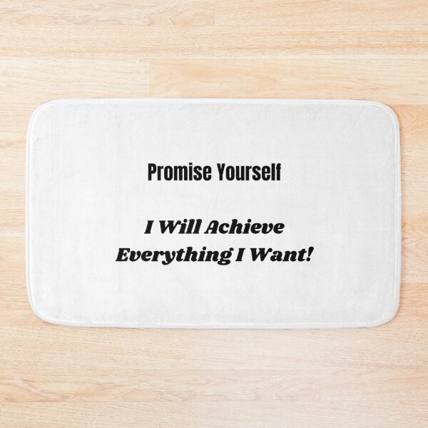 Item preview, Promise Yourself: I Will Achieve Everything I Want designed and sold by ShaunSandhu.