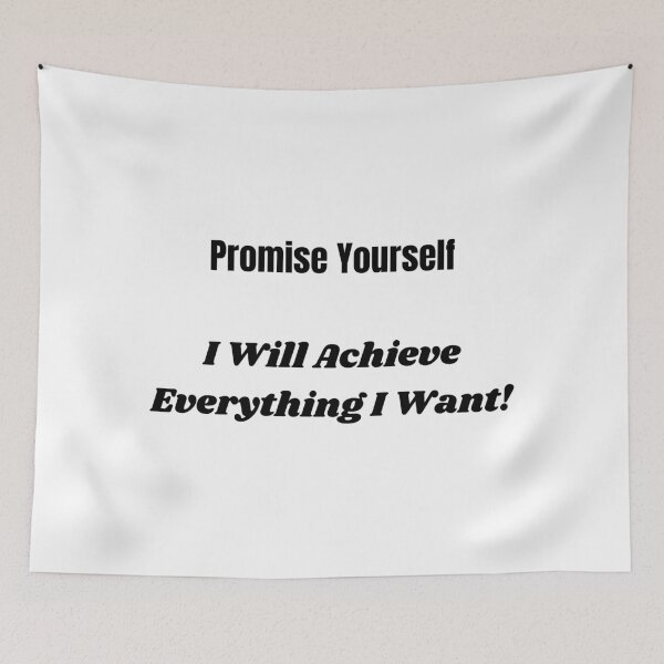 Item preview, Promise Yourself: I Will Achieve Everything I Want designed and sold by ShaunSandhu.