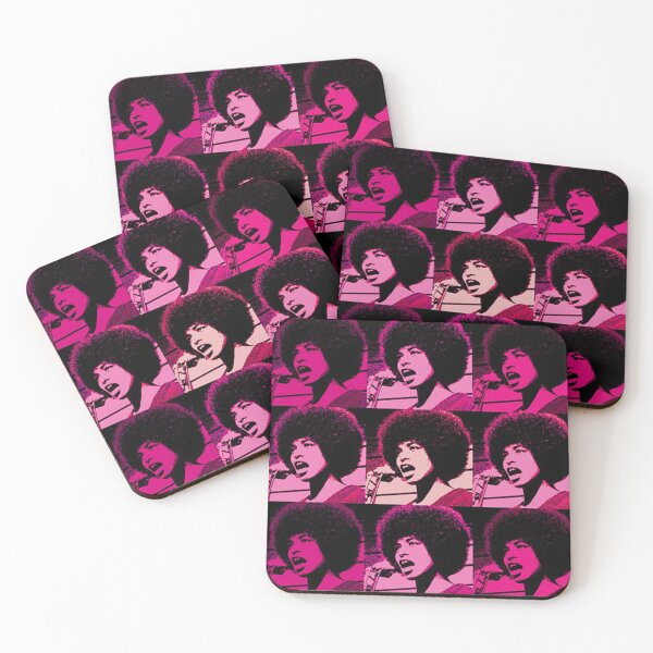 Item preview, Angela Davis - Superstar in Pinks designed and sold by Thelittlelord.