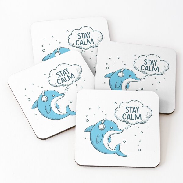 Item preview, Stay Calm Dolphin designed and sold by LemuellTrends.