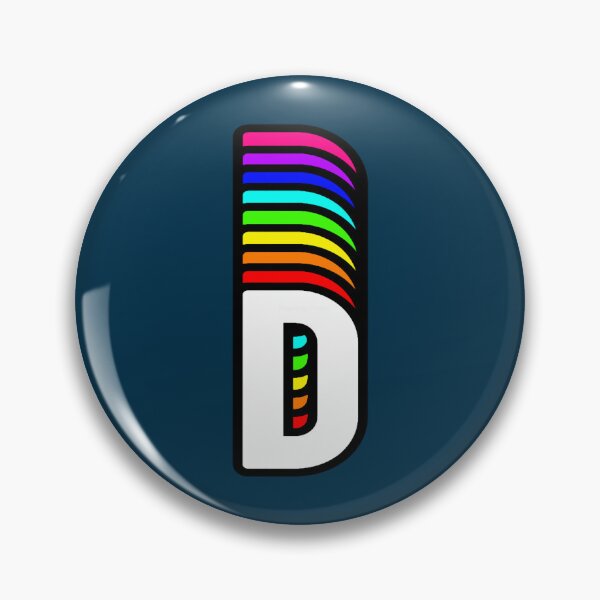 Item preview, Rainbow Letter, D designed and sold by niquesdeDi.