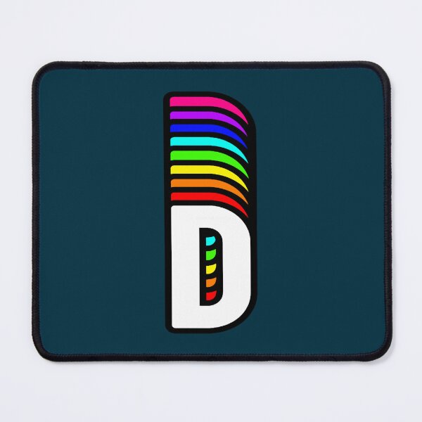 Item preview, Rainbow Letter, D designed and sold by niquesdeDi.