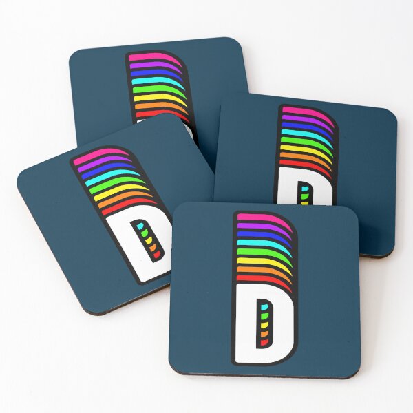 Item preview, Rainbow Letter, D designed and sold by niquesdeDi.