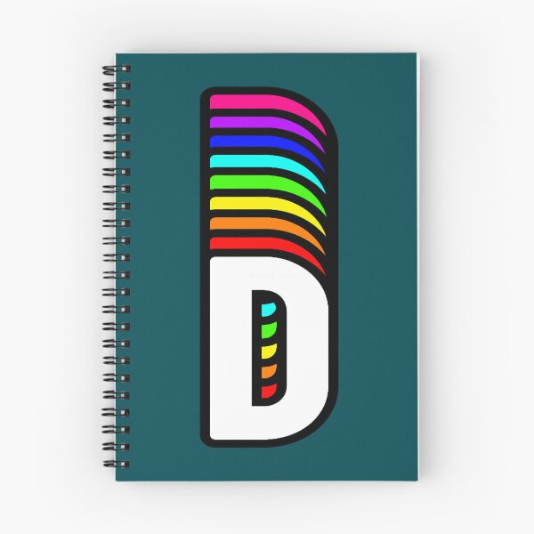 Item preview, Rainbow Letter, D designed and sold by niquesdeDi.