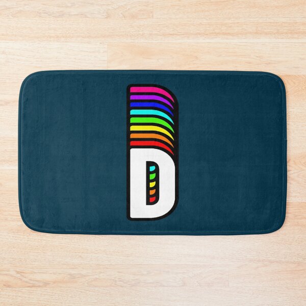 Item preview, Rainbow Letter, D designed and sold by niquesdeDi.