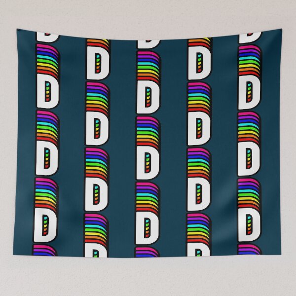 Item preview, Rainbow Letter, D designed and sold by niquesdeDi.