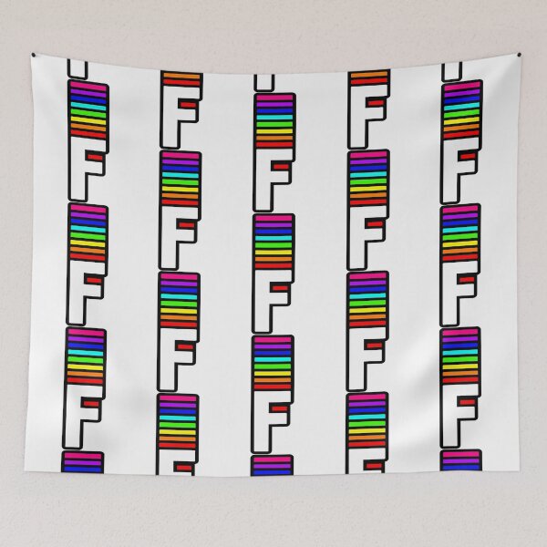 Item preview, Rainbow Letter, F designed and sold by niquesdeDi.