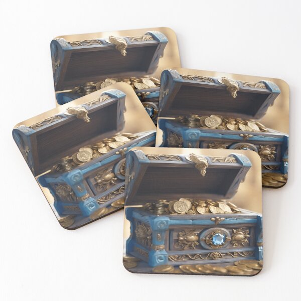 Item preview, Treasure Chest Filled With Gold Coins and Topaz designed and sold by JoreJj Z. Elprehzleinn.