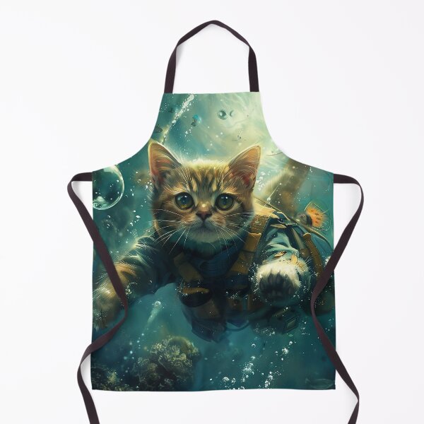 Item preview, Underwater Exploration with Cat designed and sold by CatsAndDogs-TF.