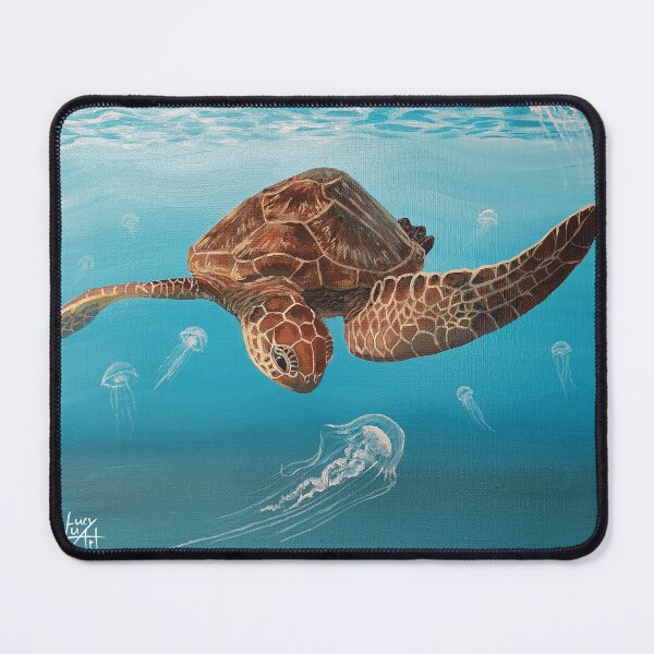 Sea Turtle Underwater Mouse Pad