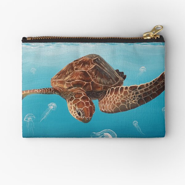 Sea Turtle Underwater Zipper Pouch