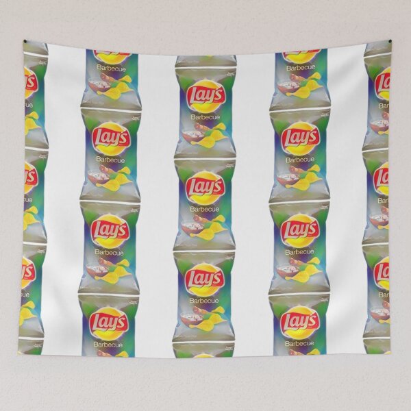 Item preview, Barbecue Lays Chips Iridescent Watercolor designed and sold by Evebabee.