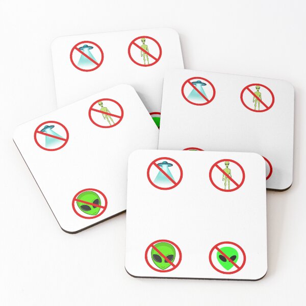 Item preview, No Aliens Allowed Sticker Set / T Shirt designed and sold by DiverseDazzle.