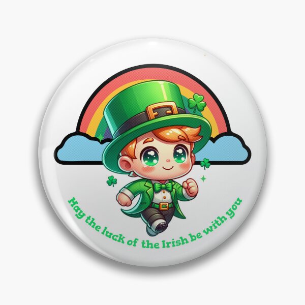 Item preview, Saint Patrick's Day / Happy Saint Patrick's Day Print designed and sold by Thehatinthecat.