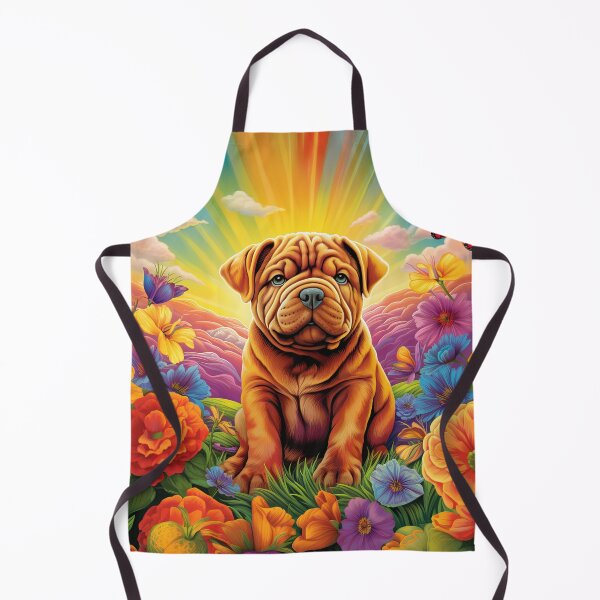 Item preview, Y2K Rainbow Dreams: ropa y accesorios caprichosos para cachorros Sharpei designed and sold by ChromaKins.