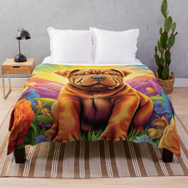 Item preview, Y2K Rainbow Dreams: Whimsical Sharpei Puppy Apparel & Accessories designed and sold by ChromaKins.