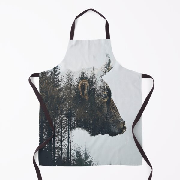 Item preview, Double exposure Bull and forest designed and sold by Brendon987.