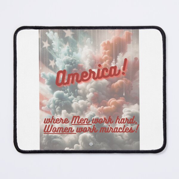 Item preview, American Pride: Hard Working Men, Miracle Women designed and sold by ValorVerse.
