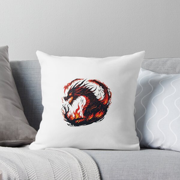 Item preview, Cool fire dragon sticker designed and sold by matildelestrang.