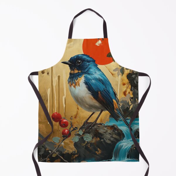 Item preview, Eren art standing in turquoise water with a red sun designed and sold by Rockwpapart.