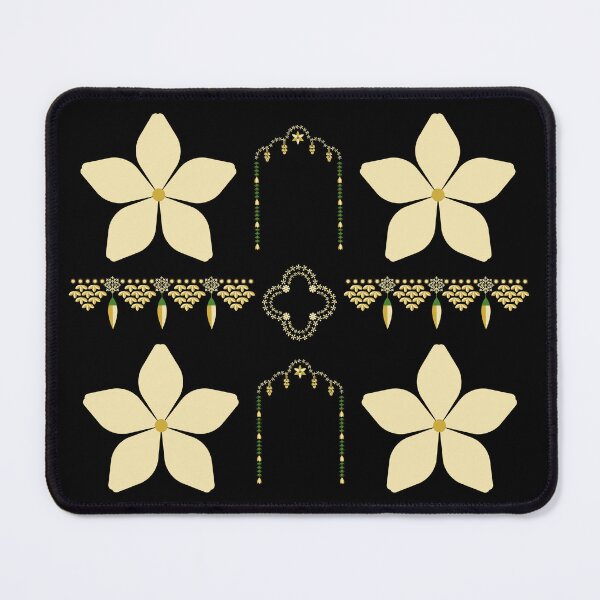 Item preview, Elegant flower and gold patterns designed and sold by Astralia.