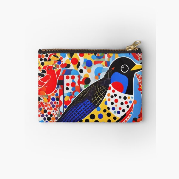 Item preview, Coloured Bird. Kusama-influenced style designed and sold by Andykinoz.