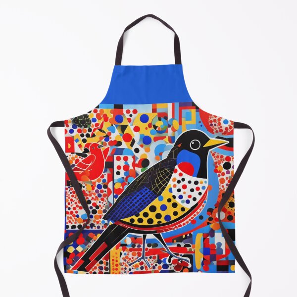 Item preview, Coloured Bird. Kusama-influenced style designed and sold by Andykinoz.