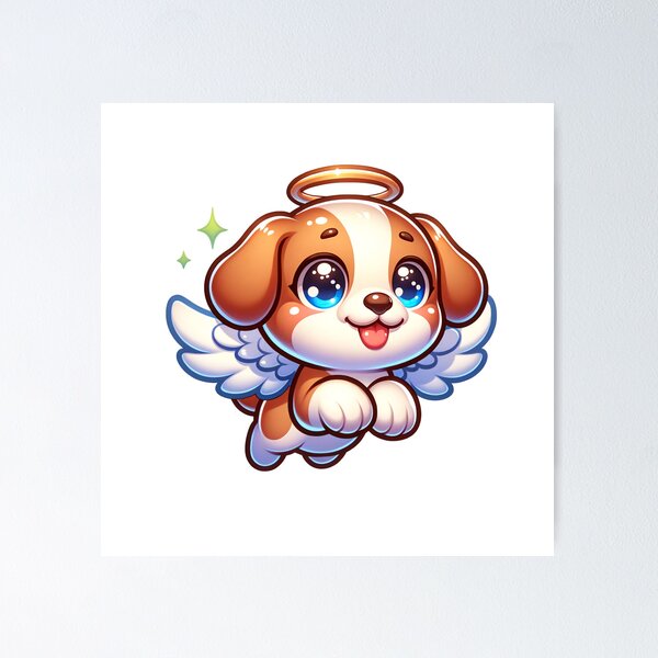 Item preview, Angel Puppy Dog designed and sold by PassionforLove.