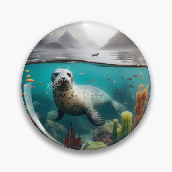 Item preview, Coastal Charmer - Seal's Waterside Grace designed and sold by ProgressMagnet.