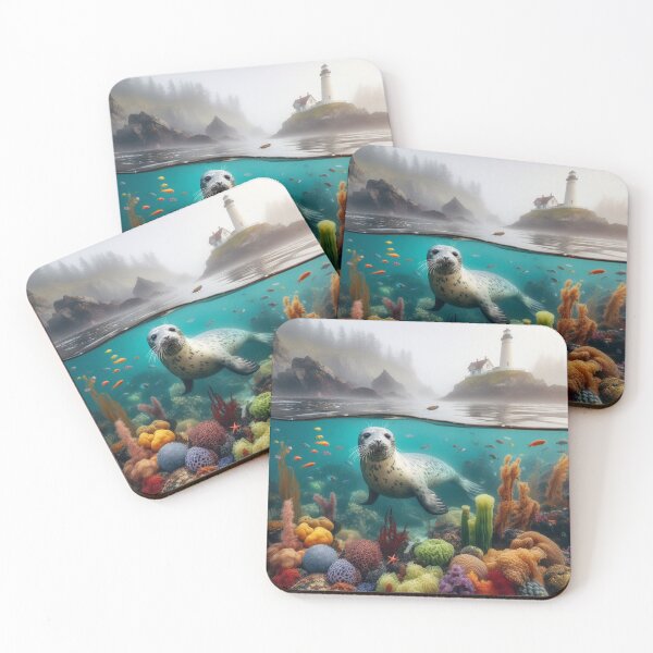 Item preview, Coastal Charmer - Seal's Waterside Grace designed and sold by ProgressMagnet.