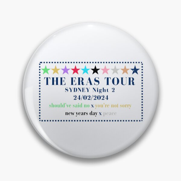 Item preview, Sydney Night 2 - Eras - Surprise Songs designed and sold by LisaMichelleArt.