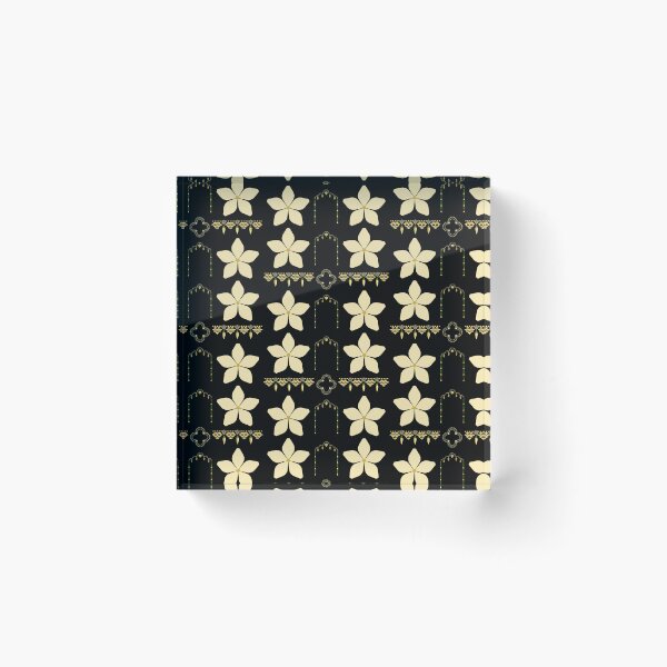 Item preview, Elegant flower and gold patterns designed and sold by Astralia.