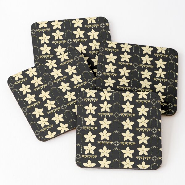 Item preview, Elegant flower and gold patterns designed and sold by Astralia.