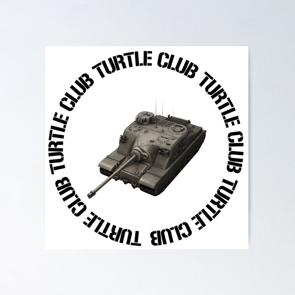 Item preview, British Tortoise (A39) Turtle Club designed and sold by BarracksWear.