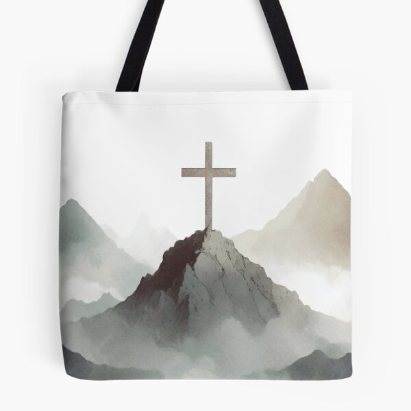 Item preview, cross on mountain  designed and sold by zionwardrobe.