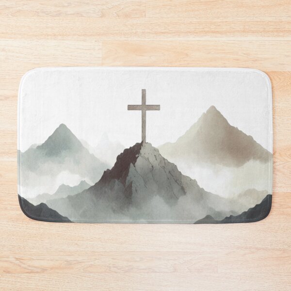 Item preview, cross on mountain  designed and sold by zionwardrobe.