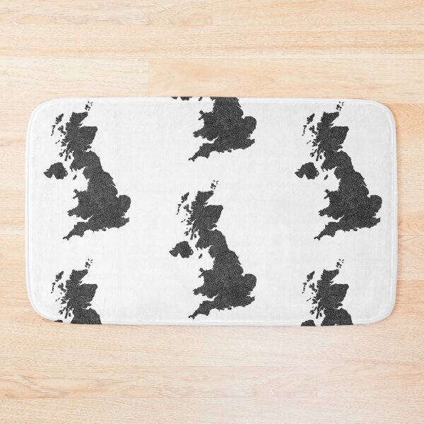 Item preview, United Kingdom Map Design with Hidden Borders designed and sold by Naoswestvillage.