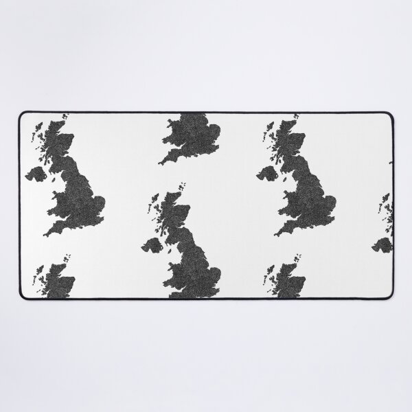 Item preview, United Kingdom Map Design with Hidden Borders designed and sold by Naoswestvillage.