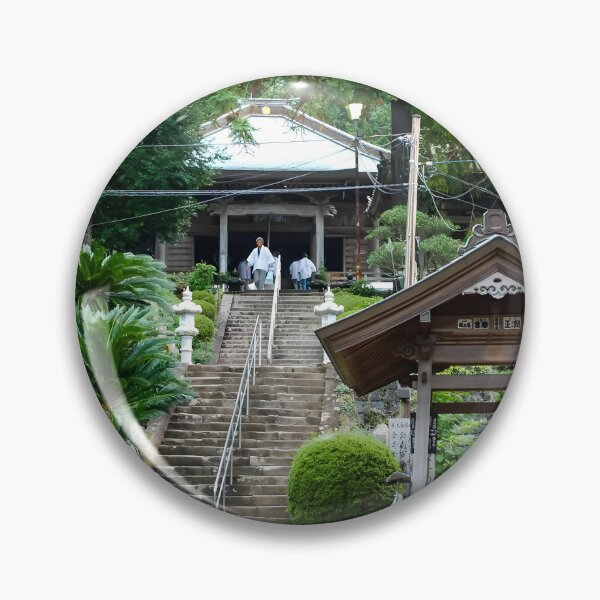 Item preview, Temple 18 - Onzan-ji - Stairs and Hondo designed and sold by Japaholic.
